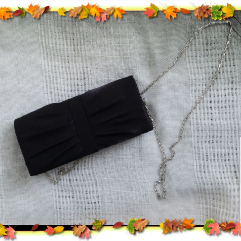 Black evening purse